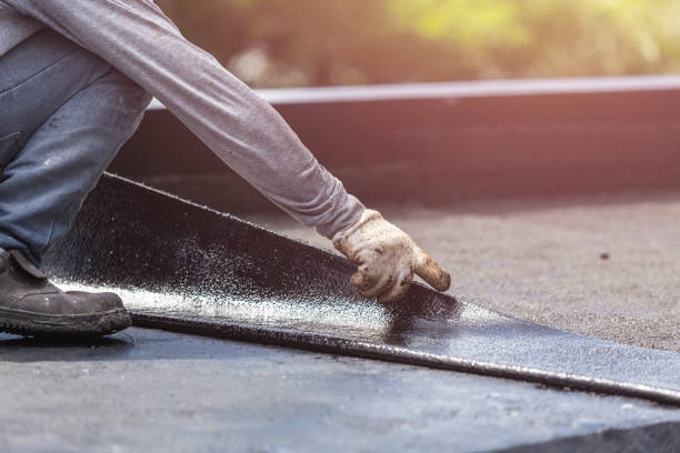 Professional Exterior Waterproofing technician working in Leesburg, OH